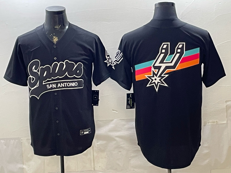 Men San Antonio Spurs Blank black Nike 2026 NBA Jersey 002